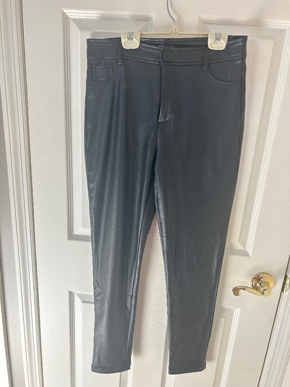 Black Pleather Pants